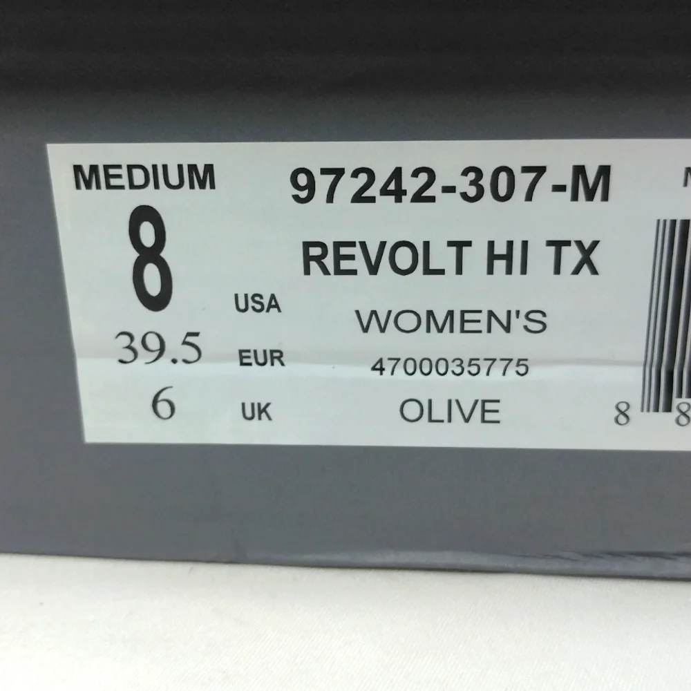 NIB Palladium Revolt HI TX Olive 97242-307-M Hi Top Sneakers Hiking Boots